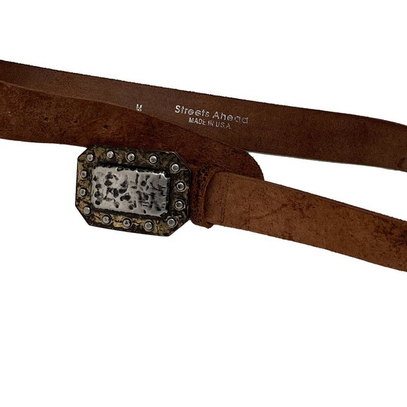 Streets Ahead: Rustic Leather Belt - Picture 10 of 10